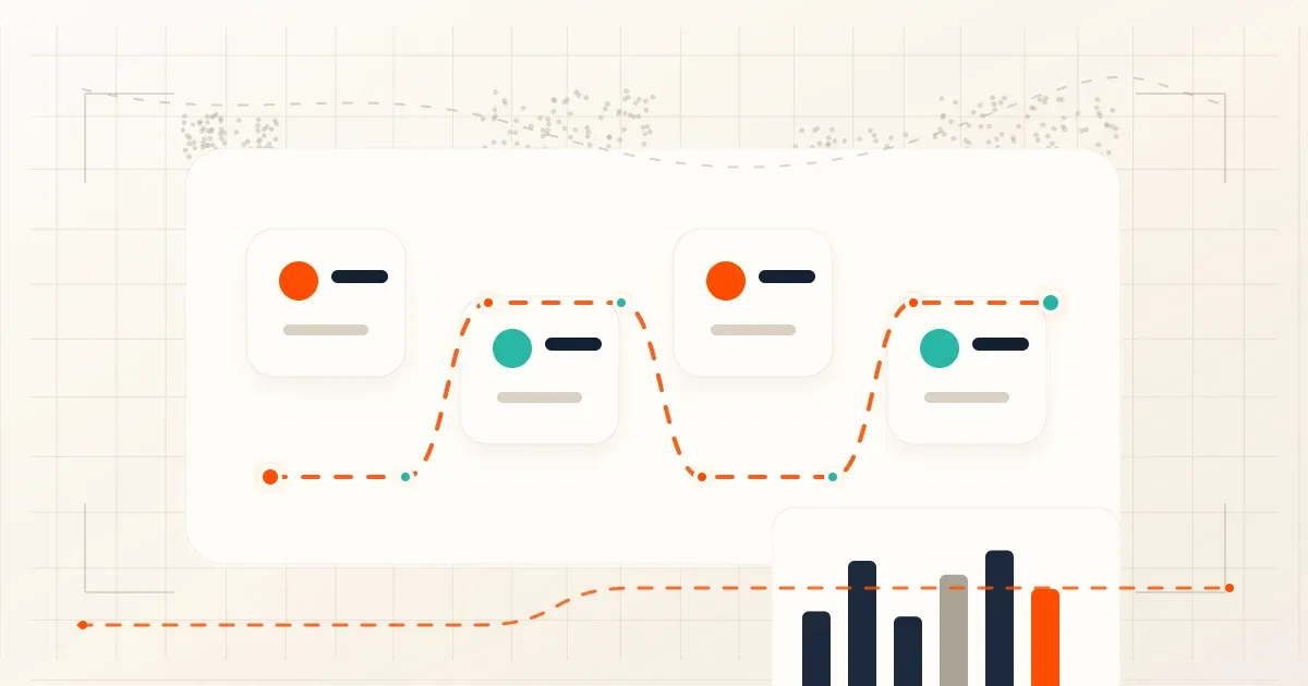 UTM campaign workflow connecting source and medium names, redirect checks, GA4 reports, and launch approval